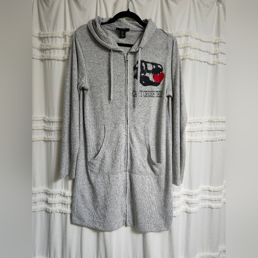 Tahari long hoodie.  Size large